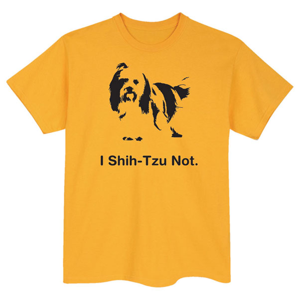 shih tzu not shirt