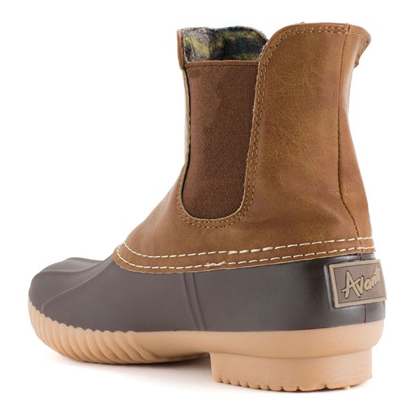 Grillig alias Houden Avanti Women's Rocky Duck Style Heeled Rain Boots - Brown or Stone |  Wireless