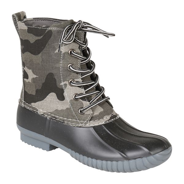 Camouflage duck outlet boots