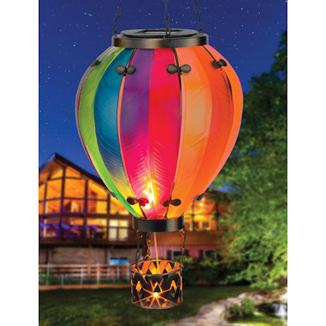 Solar Hot Air Balloon Garden Light at Wireless Catalog | XE0452