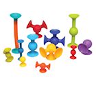 Alternate image for Fat Brain Toys Squigz 75 Piece Set - Fidget Suction Cup Toys with Storage Bag