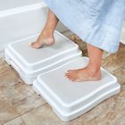 Alternate image for Support Plus Stackable Bath Safety Steps - Slip-Resistant Step Stool Platform for Bathroom and Household Use - Set of 3