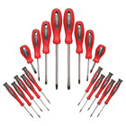 Alternate image for Great Working Tools 18 Piece Screwdriver Set - Magnetic Tips, Chrome Vanadium Steel Blades, Storage Rack