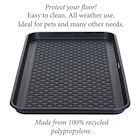 Alternate image for Great Working Tools Boot Tray All Season Heavy Duty Mud Room Shoe Tray, Set of 2, Black, 40'L x 20'W