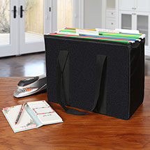 Alternate image for Hanging File Organizer Tote - Important Document Organizer Bag with Handles