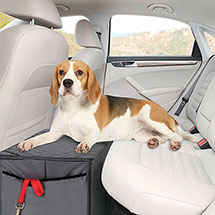 Alternate image for HOME DISTRICT PET Rear Car Seat Gap Filler Back Seat Extender for Dogs with Storage, Side Pocket - Backseat Bridge for Dogs up to 100 Pounds