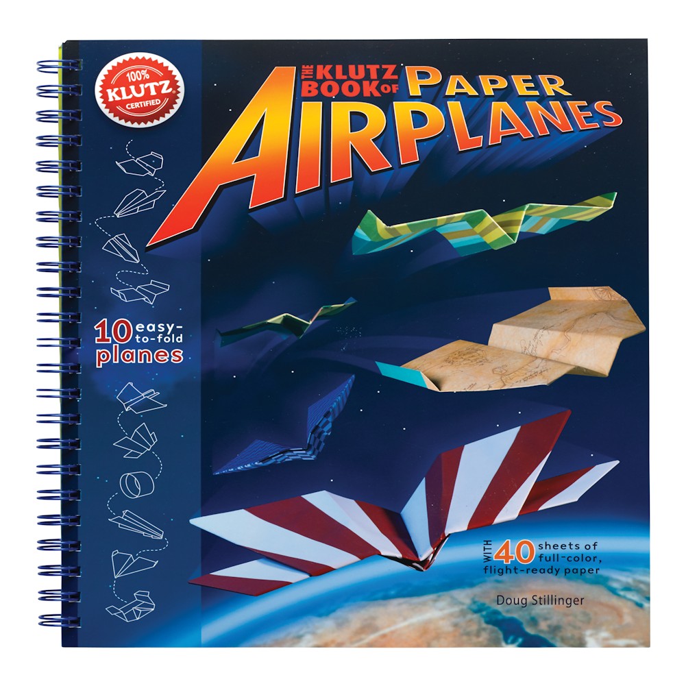 KLUTZ Book of Paper Airplanes, Doug Stillinger Craft Kit